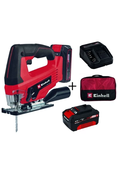 Einhell Tc-js 18 Li Akülü Dekupaj Testere + 4ah Starterkit + Bez Çanta ürün görseli 1