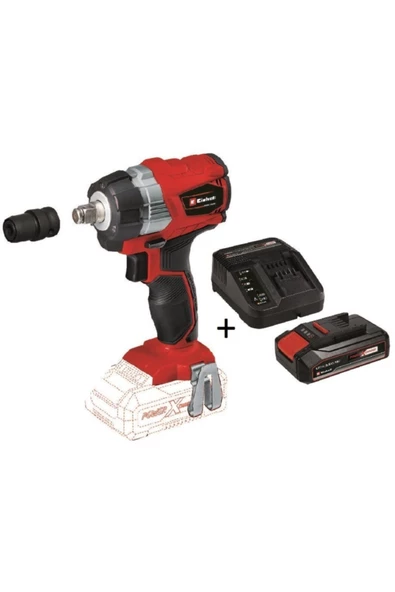 Einhell Te-cw 18 Li Bl Akülü Şarjlı Somun Sıkma Kömürsüz + 2.5 Ah Starter Kit ürün görseli 1