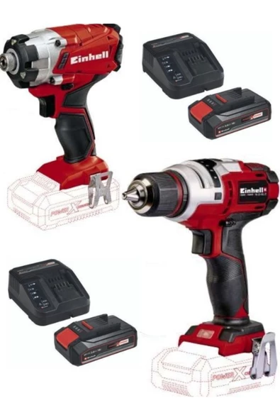 Einhell Te-ci 18/1 Akülü Vidalama Te-cd 18 Li E Akülü Matkap 2x2.5 Ah Akü Ve Şarj Ünitesi Usta Seti ürün görseli 1