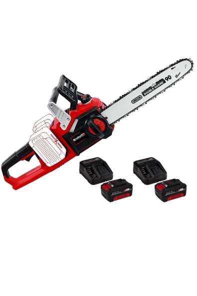 Einhell Ge-lc 36/35li Şarjlı Akülü Ağaç Motoru 36v+2x4.0 Starkit ürün görseli 1