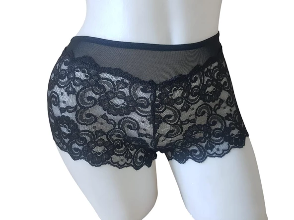 LA DON DANTEL BOXER ŞORT KÜLOT - Resim 6