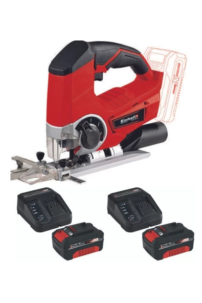 Einhell Te-js 18 Li 2x4.0ah Twincharger Akülü Dekupaj Testere ürün görseli 1