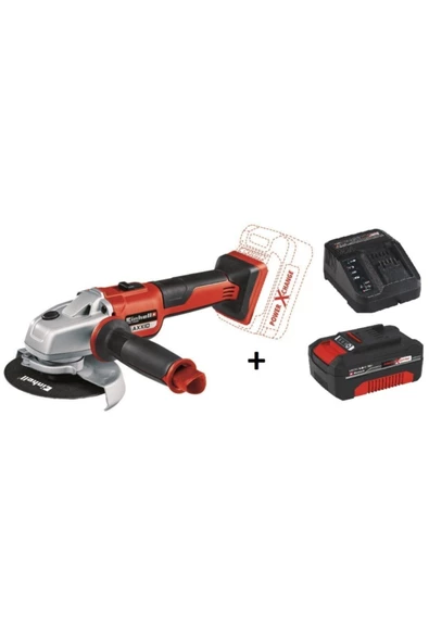 Einhell Axxıo 125 Mm Taşlama Makinesi + 4.0 Ah Starter Kit ürün görseli 1