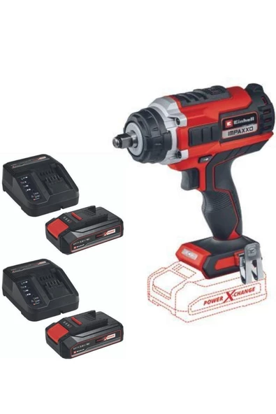 Einhell Impaxxo 18/400 2x2.5ah Akülü Kömürsüz Somun Sökme Makinesi ürün görseli 1