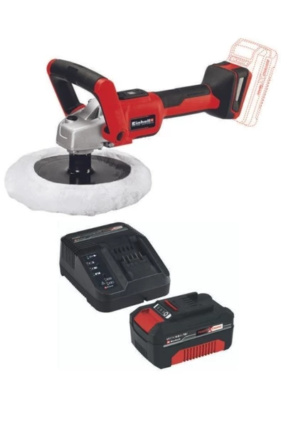 Einhell Ce-cp 18/180 Li E 1x4.0ah Starter Kit Akülü Polisaj / Zımpara Makinası ürün görseli 1