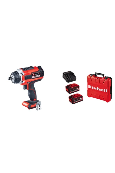Einhell Impaxxo 18/400 Kömürsüz Akülü Somun Sıkma 18v 6 Ah Çift Akülü Set ürün görseli 1