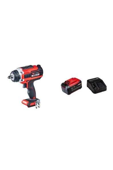 Einhell Impaxxo 18/400 Kömürsüz Akülü Somun Sıkma 18v 5.2 Ah Akülü Set ürün görseli 1