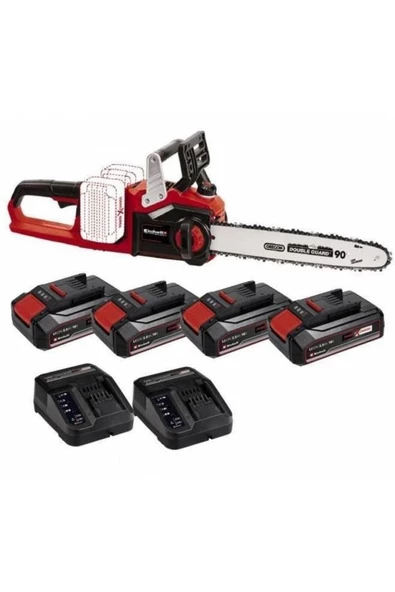 Einhell Ge-lc 36/35 Li Kit Akülü Testere 18v 4 X 2.5 Ah +2 Şarj Cihazi ürün görseli 1