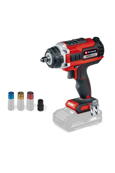 Einhell IMPAXXO 18/400 - Solo, Kömürsüz Darbeli Somun Sıkma (Akü ve şarj cihazı dahil değildir) ürün görseli 1