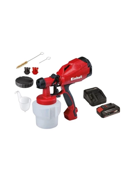 Einhell Tc-sy 18/60 Li 18v Akülü Boya Tabancası+2,5 Akü Kit Dahildir ürün görseli 1