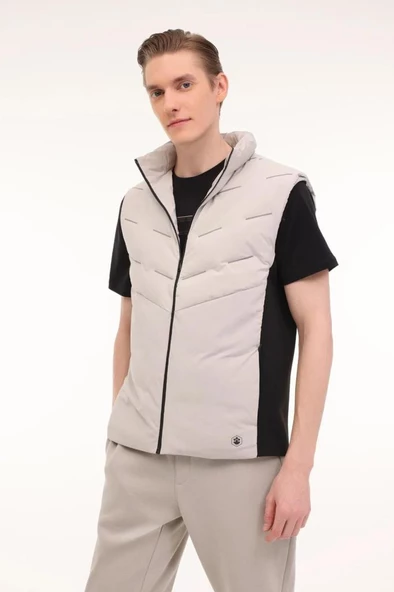 Lumberjack ML BEKSY 4AFW-82 4PR 101887334 Erkek Yelek Taş S-XXL ürün görseli 1