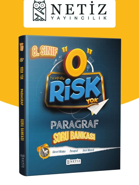 Netiz Risk Yok 8.Sınıf Paragraf Soru Bankası ürün görseli 1