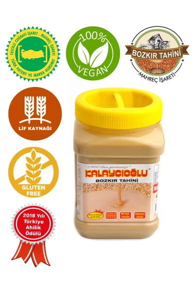 Bozkır Tahin Merkezi Beyaz Tahini 935 Gr ( taş değirmen) ürün görseli 1