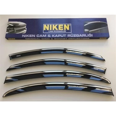 Niken Honda Crv 2012- Kromlu Cam Rüzgarlığı 4 LÜ ürün görseli 1
