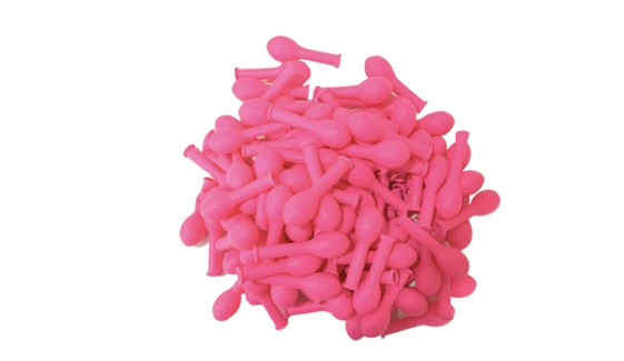 10 lu Mini Floresan Neon Pembe 5 inç - Resim 2