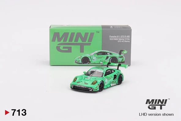 minigt Porsche 911 GT3 R #80 開封品 PTTAVM: Mini GT Porsche 911 GT3 R #80 GTD AO Racing 2023 IMSA
