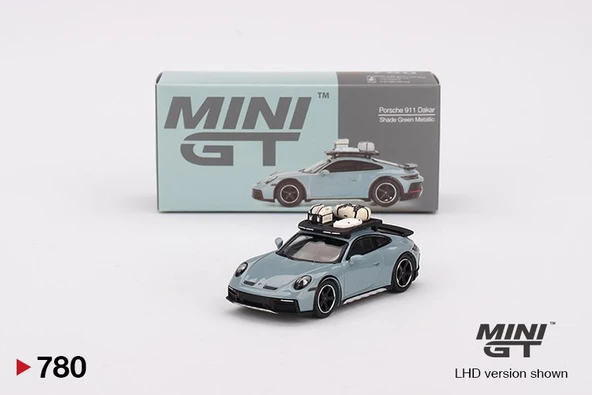 Mini GT Porsche 911 Dakar Shade Green Metallic 780 ürün görseli 1