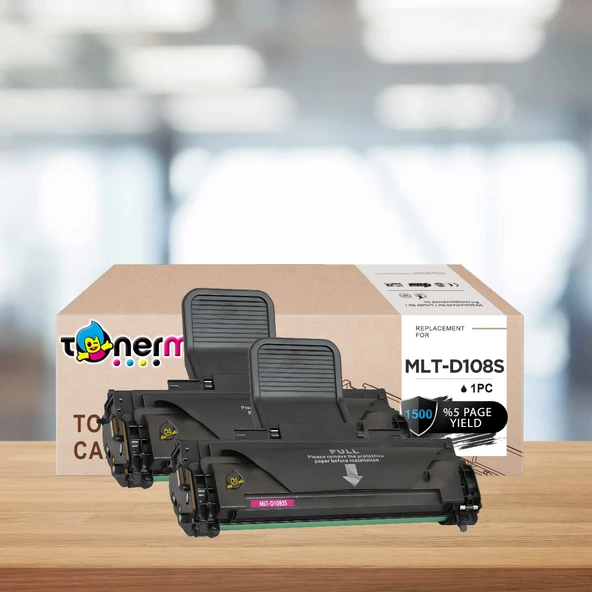 Samsung 108 / MLT-D108S Muadil Toner 2'li Avantaj Paket / ML-1640 / ML-2240 / ML-2241 ürün görseli 1