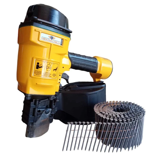 CN70 Havalı Rulo Çivi Çakma Tabancası - Palet ve Sandık Çivileme Makinesi 45-70 mm ürün görseli 1