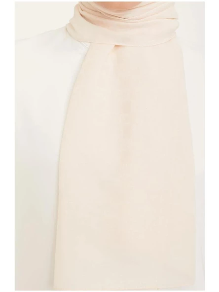 Trend P. Monogram Şal 2 1173 Krem - Resim 2