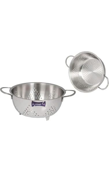 FMS Paslanmaz 18/10 Çelik 24 cm Ayaklı Süzgeç - 7024 ürün görseli 1