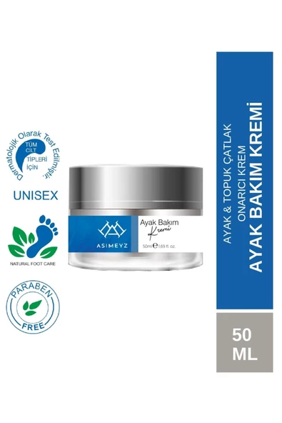 ASİMEYZ YUMUŞATICI AYAK BAKIM KREMİ - TOPUK ÇATLAKLARINA ÜSTÜN BAKIM 50 ML ürün görseli 1