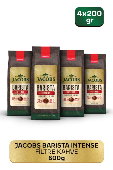 Jacobs Barista Strong Filtre Kahve 200 gr x 4 Adet ürün görseli 1