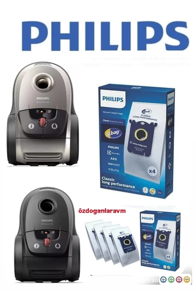 PHILIPS Performer Bez Toz Torbası ürün görseli 1
