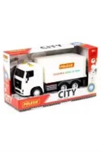 Polesie 96364 CİTY-2 SÜRTMELİ KAPALI KASA KAMYON (IŞIKLI VE SESLİ) (BEYAZ KABİN) (KUTUDA) ürün görseli 1