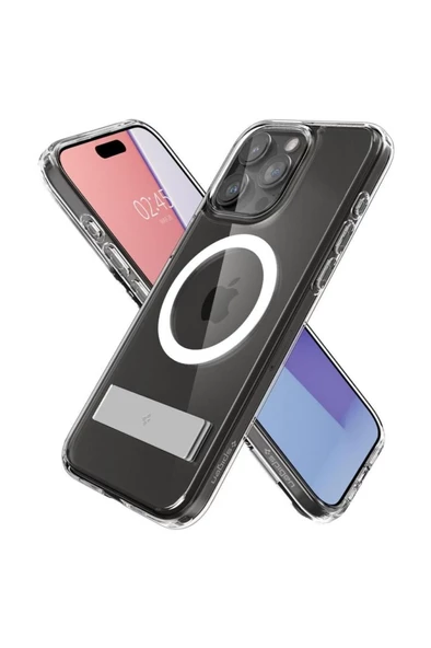 iPhone 15 Pro Kılıf Ultra Hybrid S MagFit MagSafe özellikli Graphite - ACS06723 ürün görseli 1