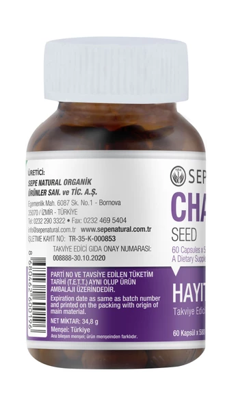 SPN  HAYIT TOHUMU 60 KAPSUL X 580MG - Resim 3