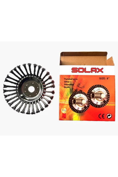 KTA-8C SOLAX Tırpan Başlığı Kıyı Temizleme Çelik Telli Universal 20cm ürün görseli 1