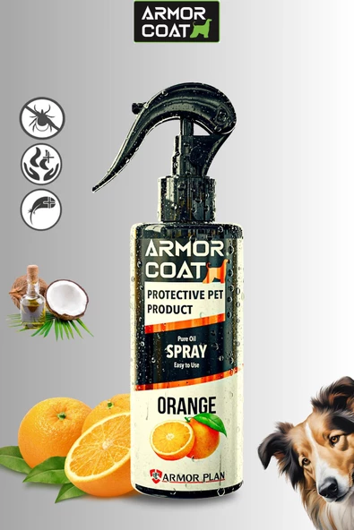 ARMOR COAT Köpek Bakım Spreyi Portakal Kokulu 200 ml ürün görseli 1
