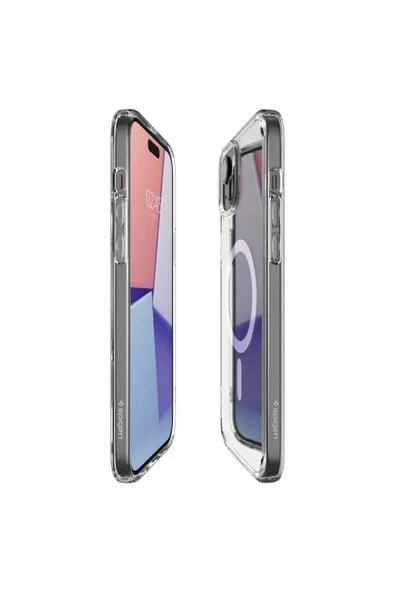 iPhone 15 / iPhone 14 / iPhone 13 Kılıf Crystal Hybrid MagFit MagSafe özellikli White - ACS06485 ürün görseli 1