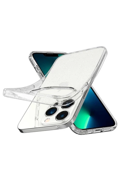 iPhone 13 Pro Max Kılıf Liquid Crystal Glitter Crystal Quartz - ACS03198 ürün görseli 1