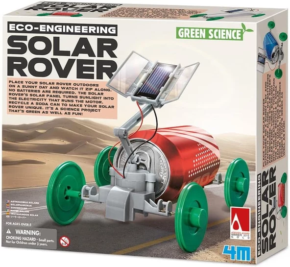 Güneş Enerjili Araba Yapı Seti Güneş Arabası - Solar Rover ürün görseli 1