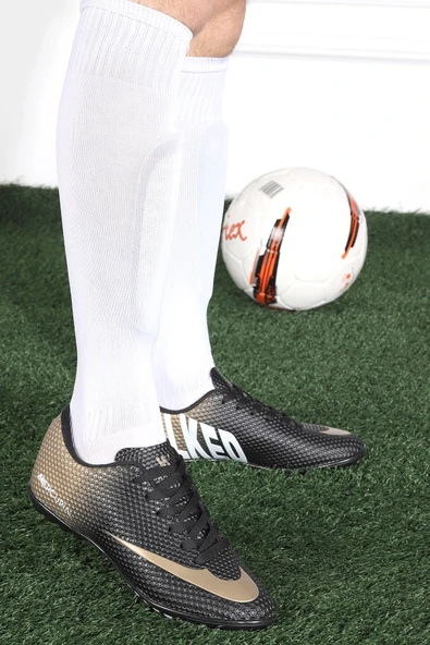 Walked 401 Siyah A.yaldız Halısaha Erkek Futbol Spor Ayakkabı ürün görseli 1
