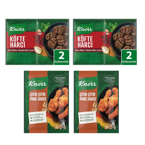 Knorr Köfte Harcı ve Çıtır Pane Harcı 4 lü Karma Paket ürün görseli 1