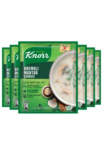 Knorr Kremalı Mantar Çorbası 63 gr X 6 Adet ürün görseli 1