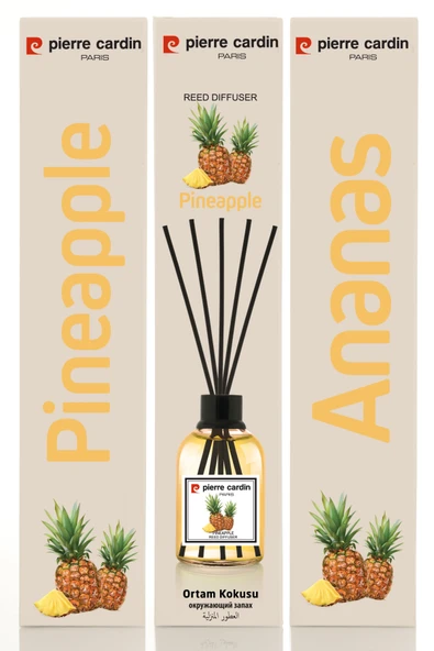 Pierre Cardin Reed Diffuser 110 ml  - Pineapple - Ananas - Oda Kokusu - Resim 4