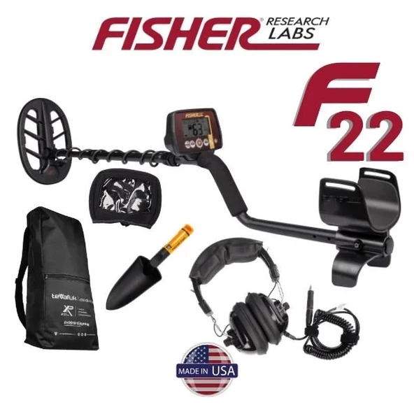 FISHER F22 DEFİNE DEDEKTÖRÜ - 28cm DD Başlık ile ürün görseli 1