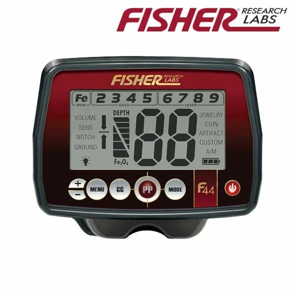 FISHER F44 DEFİNE DEDEKTÖRÜ - 28cm Concentric Elips Başlık İle - Resim 3