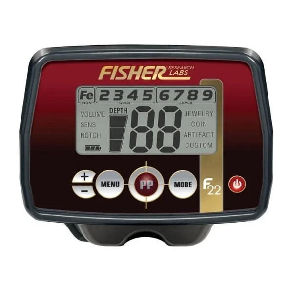 FISHER F22 DEFİNE DEDEKTÖRÜ - 28cm DD Başlık ile - Resim 4