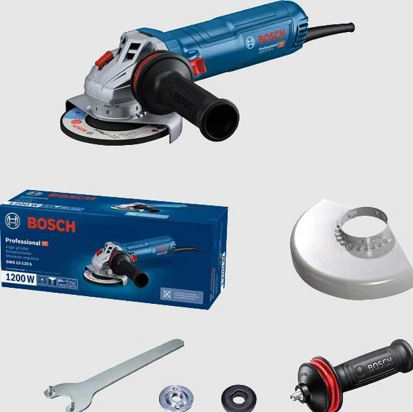 Bosch Gws 12-125 S Avuç Taşlama Makinesi ürün görseli 1