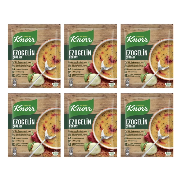 Knorr Ezo Gelin Çorbası 74 gr X 6 Adet ürün görseli 1