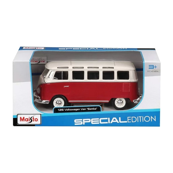 MAY 31956 Volksvagen Van Samba 1:25 Model Araba -Necotoys ürün görseli 1
