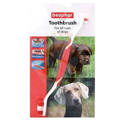 Beaphar Toothbrush Çift Taraflı Köpek Diş Fırçası ürün görseli 1