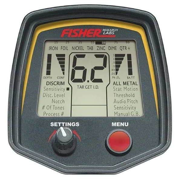 FISHER F75 BLACK DEFİNE DEDEKTÖR - 28cm DD Başlık İle - Resim 3