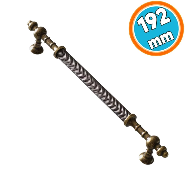 Antik Sarı Eskitme Metal 224 mm Mobilya Mutfak Çekmece Dolap Dolabı Kulpu Kulbu Kulpları ürün görseli 1