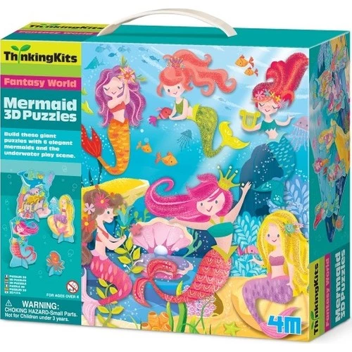 Puzzles Mermaid 3D / 3 Boyutlu Yapboz Denizkızı ürün görseli 1